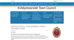 Desktop Screenshot of kirkbymoorsidetowncouncil.gov.uk