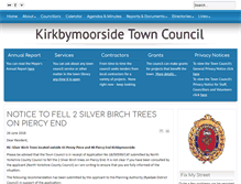 Tablet Screenshot of kirkbymoorsidetowncouncil.gov.uk